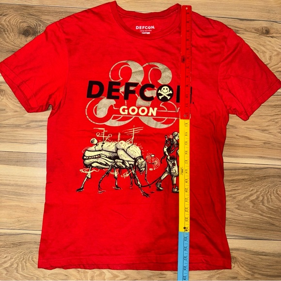 Defcon Goon Shirt Women’s medium Hackathon Def Con Cypher Core Red Tech Gear - Picture 3 of 6